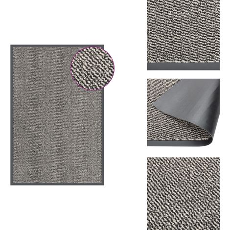 Paillasson touffeté 80x120 cm Marron clair - Tapis D'entrée - Paillasson Intérieur - Paillasson Extérieur - Tapis De Porte - Matériau Polypropylène (1/5)