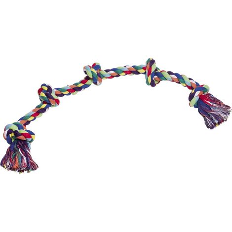 Nobby® Hunde Spielseil Rope Toy, schwer bunt 1000 g, 5 Knoten