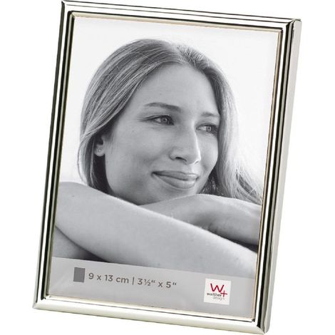 Cadre Photo Argent 9 x 13 cm Portrait Frame