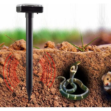 Lot de 3 Repousse taupes et souris solaires jusque 600 m² (1/4)