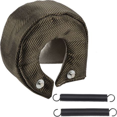 Couverture de bouclier thermique Turbo en titane simple barrière de chargeur Turbo T3/GT35/GT37/GT40/GT42 (1/5)