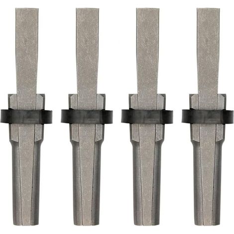23mm Plug Wedge et Plumes pour Cales en Béton, Outil à Main pour Pierre et Marbre, 190 mm de Long
