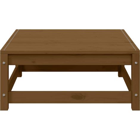 Maison Exclusive - Garten-Fußhocker mit Kissen 2 Stk. Honigbraun