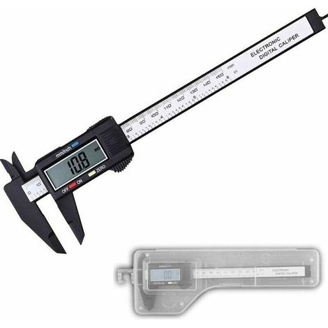 6 / 150mm LCD Digital Caliper Électronique Vernier Micromètre Outil De Mesure (1/5)
