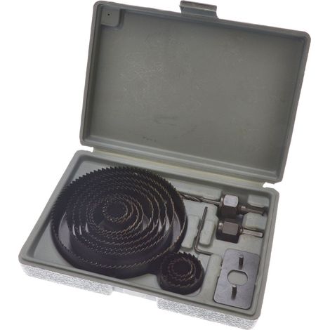 BlueSpot Tools 20509 16-Piece Multi Holesaw Set (19-127mm) for Precise Cutting and Versatile Applications (1/7)