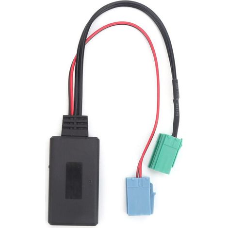 Bluetooth 5.0 Audio-Adapter für Renault Clio, Espace, Kangoo, Laguna – 6/8-poliger Mini-ISO-Anschluss mit AUX-Kabel (1/5)