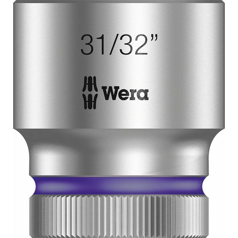 Wera, 8790 HMC Bussola per cricchetto Zyklop con attacco da 1/2", 31/32 pollice (1/3)