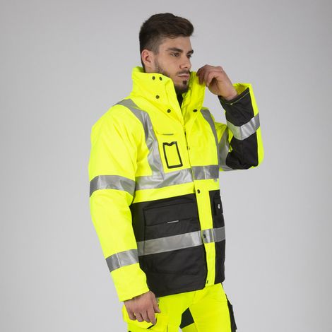 WELLINGTON PARKA DE TRAVAIL HAUTE VISIBILITÉ 2277 Jaune fluo XL (1/5)