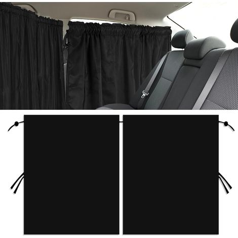 Rideaux de séparation de Voiture, 140x80cm Pare Soleil Voituree Amovibles Soleil Fenêtre Latérale avec Bande adhésive Rideaux D'intimité Rideau Pare pour FenêTres LatéRales Avant et ArrièRe (1/5)
