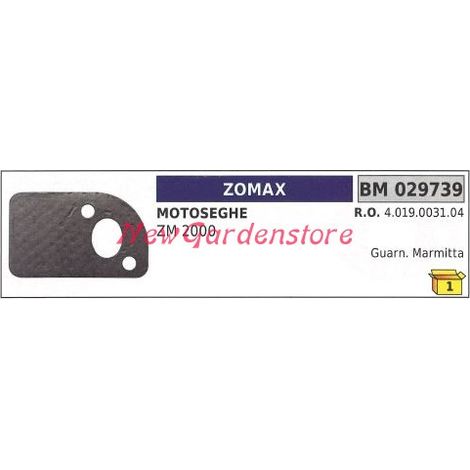 Guarnizione marmitta ZOMAX decespugliatore ZM 2000 029739
