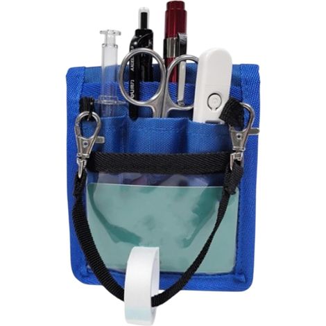 Pouche infirmière, infirmière Fanny Pack,Infirmière Fanny Pack pour les femmes Sac à taille de poche multi-compartiments avec ceinture d'outils de support de bande pour ciseaux et enseignant (1/5)