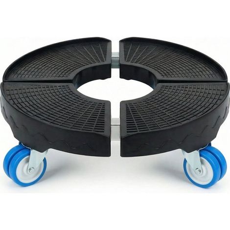 Chariot à plantes réglable – Diamètre 40-46 cm – 300 kg – Roulettes avec frein – Intérieur/extérieur (1/5)