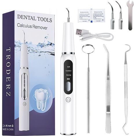 Mei Dental Home Tragbarer elektrischer Ultraschall-Zahnreiniger zur Entfernung von Stein und Zahnstein