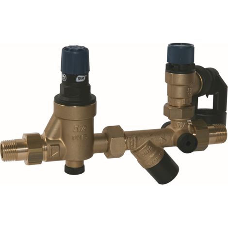 Syr Sicherheitsgruppe SYRobloc 25 002 515 002 Pression esprit., DN 15, 10 bar, 1/2 », rohgelb