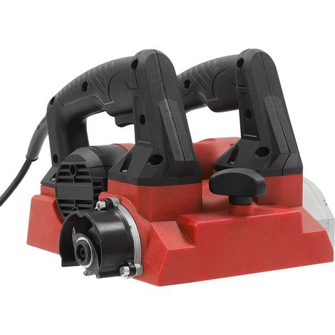 Handhobel, Leistungsstarker Motor, Einstellbare Tiefe, Rot (1/2)
