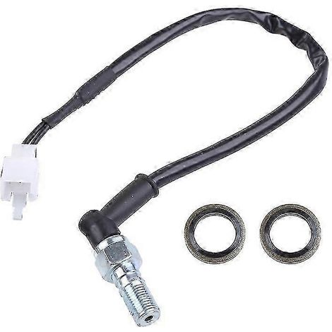 Contacteur de feu stop hydraulique universel pour motos, capteur de frein arrière compatible avec les motos de route et tout-terrain (1/4)