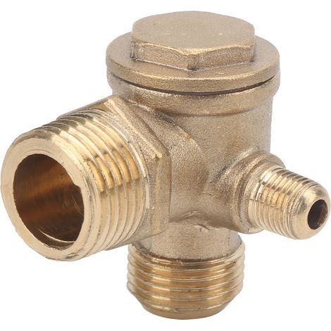 Clapet anti-retour en laiton fileté, accessoires pour compresseur d'air pneumatique 1/2x3/4-16x10