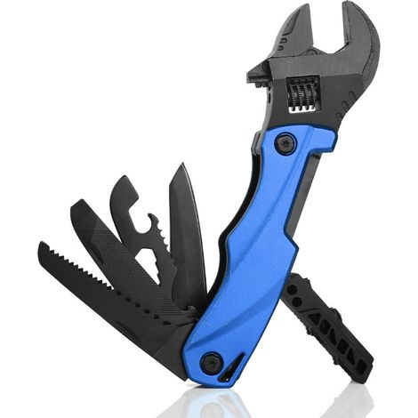 Clé à molette multifonctionnelle pour l'entretien, le montage et la réparation à domicile, pour une utilisation à la maison et en atelier.-AquaForge