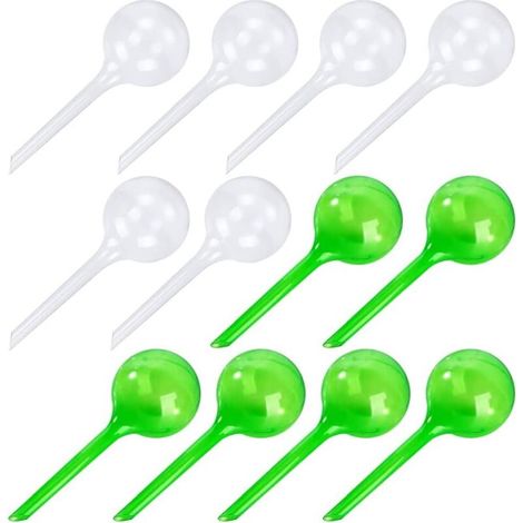 12 kleine Bewässerungskugeln für Pflanzen, automatische Bewässerungskugeln, automatische Pflanzenbewässerungskugeln, automatisches Bewässerungssystem für Gartenpflanzen und Blumen