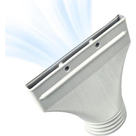 Adaptateur Tuyau Plat - 1 Pièce - Polypropylène - Étanche - Climatisation Sèche-linge Hotte - 25x22x10 cm (1/5)