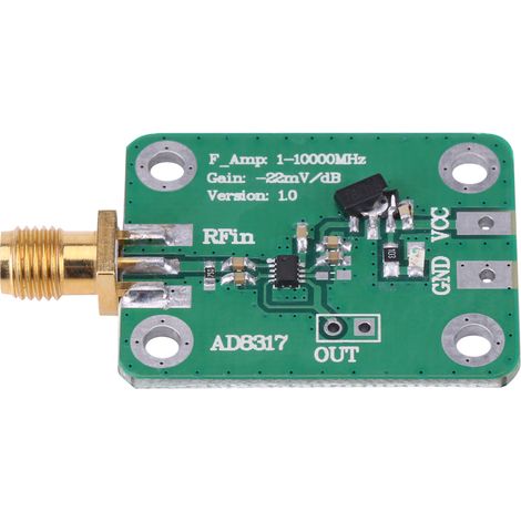 1M-10000MHz AD8317 Radio Frequency Logarithmic Detector Power Meter