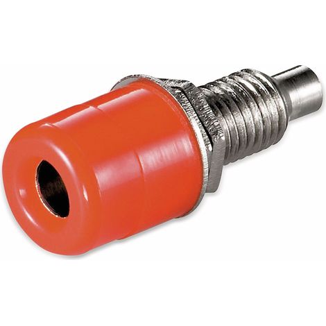 Prises téléphoniques GOOBAY 4 mm, rouge, 10 pièces