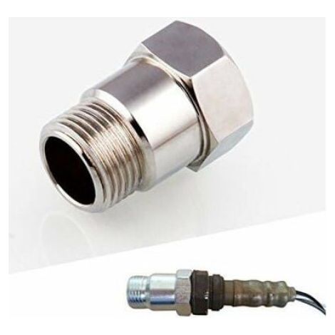 Adaptateur Prolongateur Capteur O2 - M18 x 1.5 - Fer - Filetage 18 mm - Installation Directe - 1 Pièce (1/4)