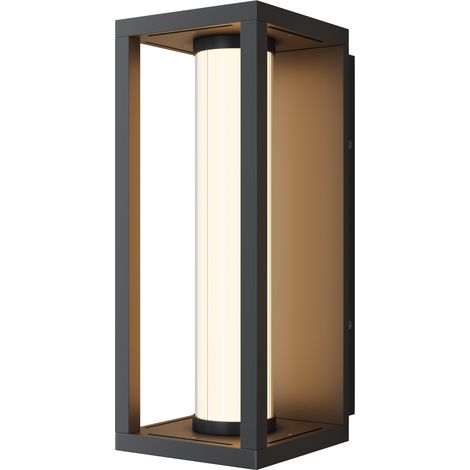 Maytoni Expo Lanterna da parete per esterni nera 3000K 650lm IP54 (1/3)