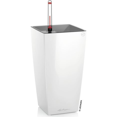 LECHUZA MAXI-CUBI Komplettset weiß hochglanz (1/3)