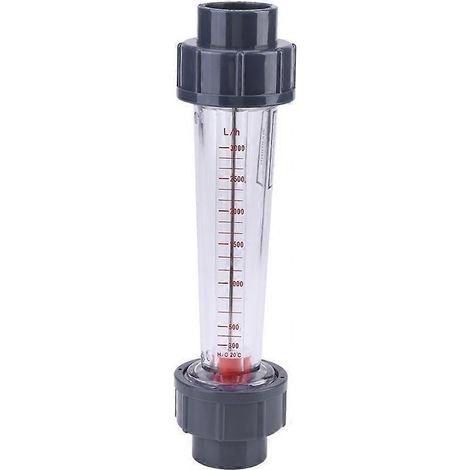 Débitmètre à tube plastique LZS-25, débitmètre d'eau 300-3000 L/h, débitmètre à ultrasons, rotamètre complet (1/5)