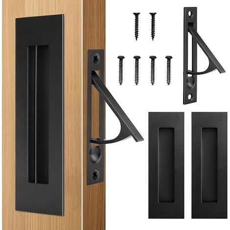 Kit quincaillerie porte coulissante noire HBL’ (1/5)