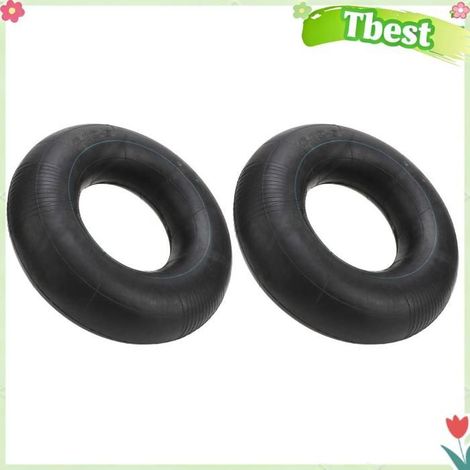 Tbest Chambre à air 15x6 2 pièces 15x6.00-6 chambres à air en caoutchouc d'absorption des chocs auto Tige de valve courbée TR87 (1/5)