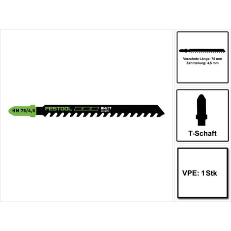 Festool Stichsägeblatt HM 75/4,5 Building Materials Abrasive Materials – 204343 (1/5)