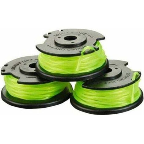 Bobine de rechange pour brosse Ryobi RAC142 36V, accessoires pour tondeuses à gazon, bobine de rechange pour tondeuses à gazon, pour brosses radio RLT36B33 et RY36LT33A-0 (3 bobines) (1/4)
