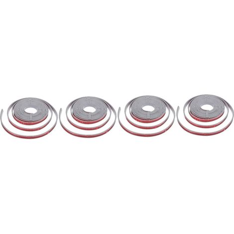 Lot de 4 rouleaux de ruban adhésif PVC souple pour chants de meubles (1/5)