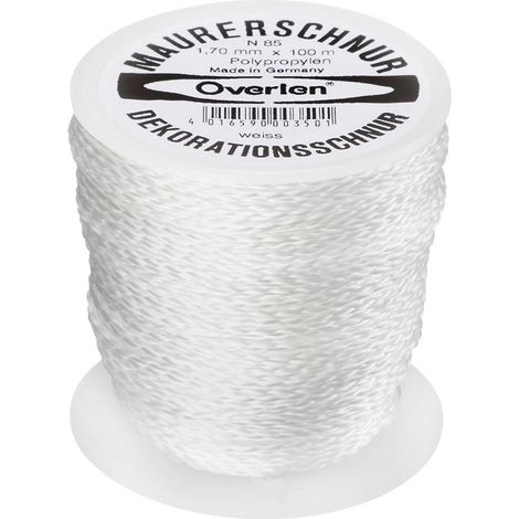Overlen Maurerschnur PP 1,7mm 100m weiß Overmann (1/2)
