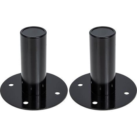 Set mit 2 Lautsprecherständern aus Eisen, robuste Metallplattform für Bühnenlautsprecher, stabiler Standfuß für Subwoofer, professioneller Einsatz in Heimkino und bei Veranstaltungen, 107 x 83 mm