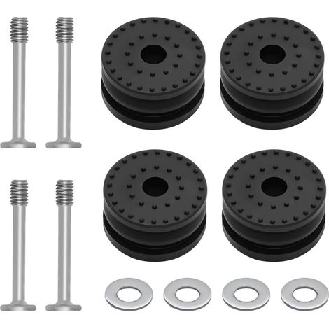 Kit de remplacement pour imprimante 3D Lab H2D/H2D Combo (4 patins anti-vibrations inclus) avec vis et joints, réduisant les vibrations et le bruit.