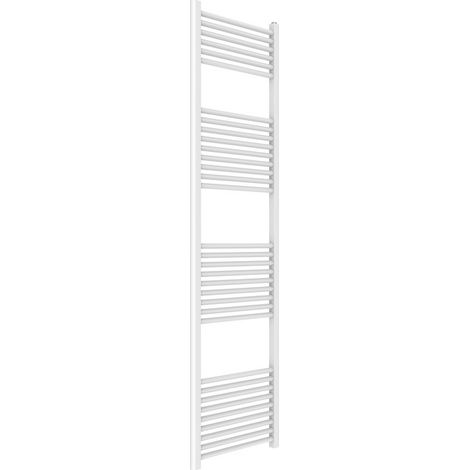 Sèche-serviettes hydraulique blanc brillant 1800 x 50 cm Ercos Opera ASOPEF901005001800 H1800 L500 Z450 (1/3)
