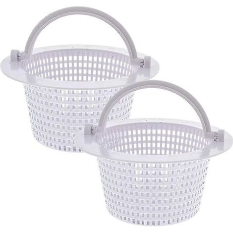 Panier de rechange pour skimmer de piscine (lot de 2) - Skimmer BY blanc pour piscine hors sol à travers la paroi (1/5)