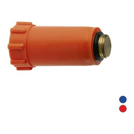 BOUCHON D'ESSAI POUR INSTALLATION AVEC FILETAGE EN LAITON Taille : Bleu - 1/2