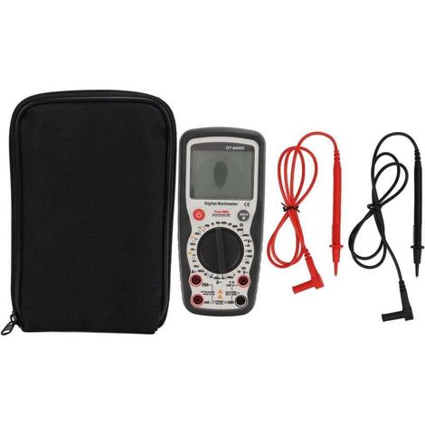High Precision Digital Multimeter LCD Tester Voltage Current Resistance Capacitance Portable (1/4)