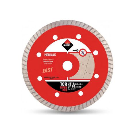 rubi disco diamant superpro porcelanico tcr 115x22,2x1,2mm 31972
