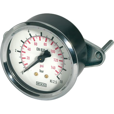 Riegler Standardmano, Dreikantfrontring, G 1/4 hinten, 0 - 60,0 bar, Ø 63 (1/2)