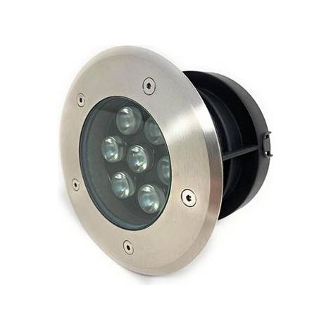 Faretto Da Terra Calpestabile Segnapassi Carrabile 7 Watt Led Luce Calda Ip67 (1/4)