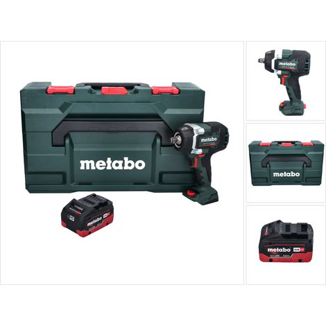 Metabo SSW 18 LTX 800 BL Visseuse à choc sans fil 18 V 800 Nm 1/2" Brushless + 1x batterie 5,5 Ah + metaBOX - sans chargeur (1/5)