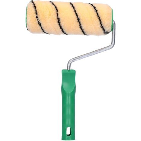 Orange Rouleau à Peinture pour Murs et Plafonds Polyacrylique Technologie Thermofusio Support de Rouleau Ergonomique Roleau a Peindre
