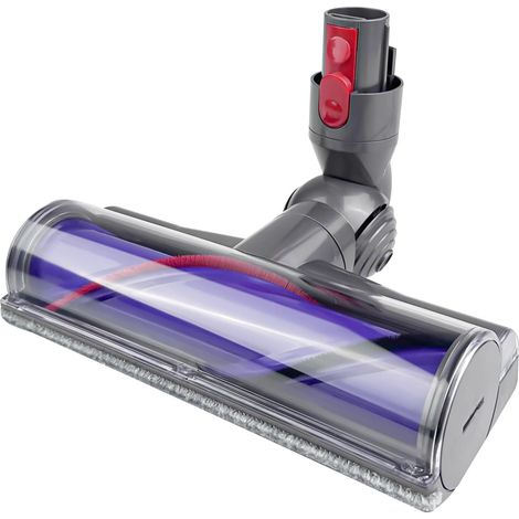 Tête de Brosse, Brosse Motorisée Compatible avec Aspirateur Dyson V7 V8 V10 V11 V15, Tete Aspirateur Nettoyage à Entraînement Direct, pour Tapis et Sols Durs et Coins Étroits (1/5)