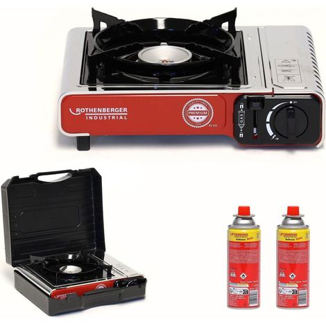 ROTHENBERGER Industrial Campingkocher 2,2 kW Premium RS 220 inkl. 2x RoButan 220 gr. - 1500004232 (1/5)