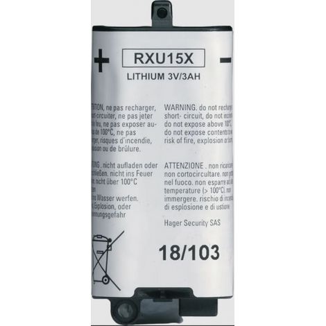 Pile Lithium 3v 3Ah Daitem (RXU15X)